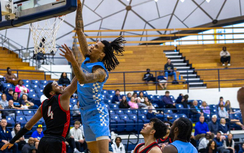 Basketball Player Dunking